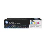 HP 126A Tri-pack - 3er-Pack - Gelb, Cyan, Magenta - Original - LaserJet - Tonerpatrone (CF341A)