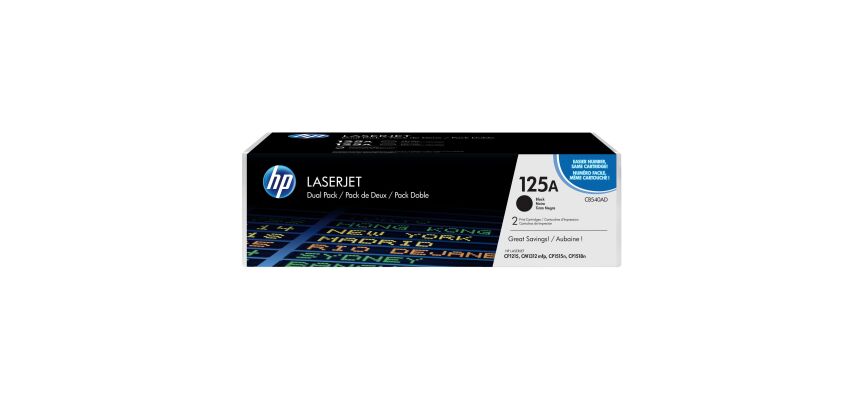 HP 125A, pack toners noirs