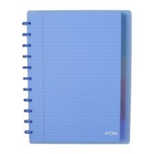 Cahier spirale Atoma 24 x 29,7 cm- blanc ligné - 120 pages