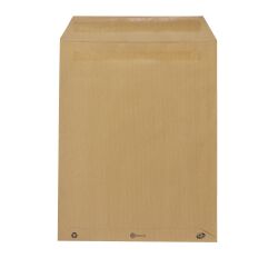Pochette kraft milleraies brun 260 x 330 mm Bruneau 90 g sans fenêtre - Boîte de 250