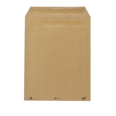 Bruneau - Pochette kraft milleraies brun 260 x 330 mm 90 g sans fenêtre - Boîte de 250