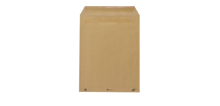 Sobres kraft marrón 260 x 330 mm Bruneau 90 g sin ventana - Caja de 500