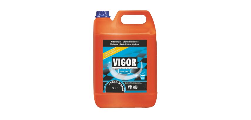 Nettoyant surodorant multi-usages Vigor Fresh Force - Bidon de 5 L