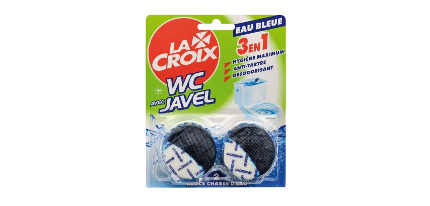Bloc pour chasse d'eau La Croix javel - boîte de 2