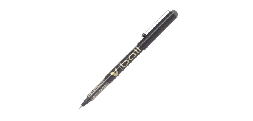 Stylo roller Pilot V-Ball mit Kappe, 0,7 mm Spitze - mittlere Schreibweise