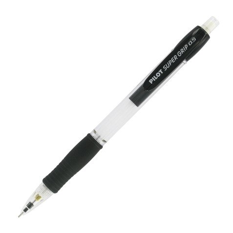  Drehbleistift Supergrip Pilot Punkt 0,5 mm HB transparent/schwarz