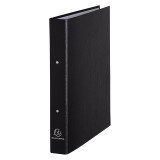 Classeur 2 anneaux cartonné Exacompta A4 - Dos 4 cm noir