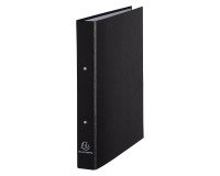 Classeur 2 anneaux cartonné Exacompta A4 - Dos 4 cm noir