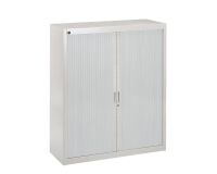 Brown curtain cabinet