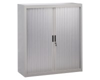 Brown curtain cabinet