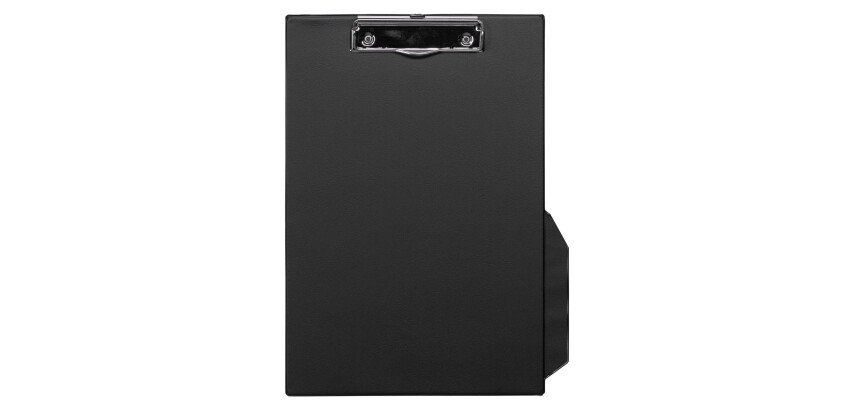 Blockhalter A4 Budget schwarz 21 x 32 cm 