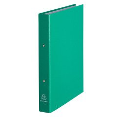 Ring binder Exacompta cardboard/polypropylene 2 rings back 4 cm