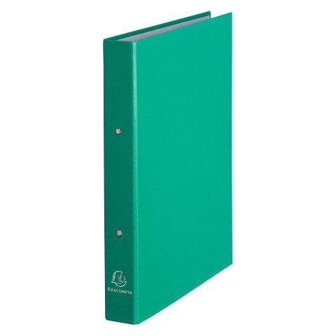 Carpeta Exacompta A4 2 Anillas lomo 40 mm cartón Forrado Verde