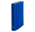 Classeur 2 anneaux carton plastifié Exacompta A4 dos 4 cm