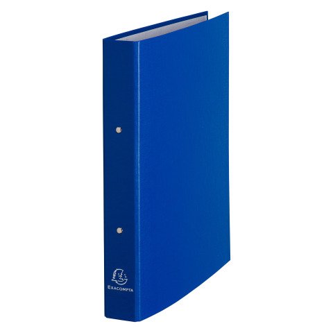 Carpeta Exacompta A4 2 Anillas lomo 40 mm cartón Forrado Azul