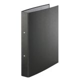 Ring binder Exacompta cardboard/polypropylene 2 rings back 4 cm black