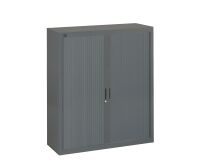 Brown curtain cabinet