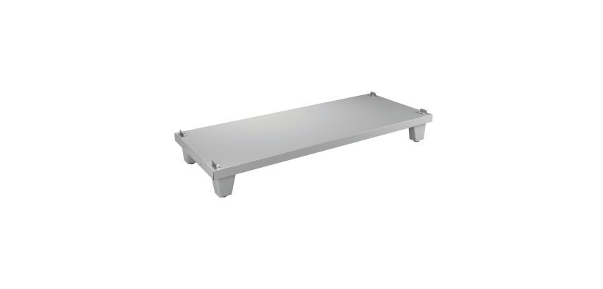 Sockel 4 Beine für Monoblock-Kleiderschrank grau Breite 80 cm