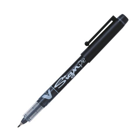 Roller Pilot V-SignPen punta gruesa 2 mm negro