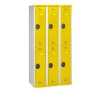 Vestiaire colonnes 2 cases monobloc
