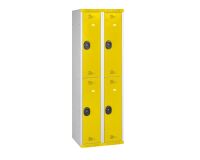 Vestiaire colonnes 2 cases monobloc