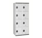 Vestiaire colonnes 4 cases monobloc