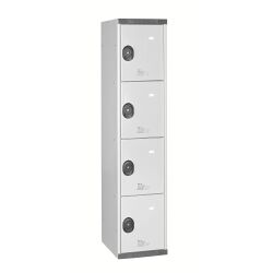 Vestiaire colonnes 4 cases monobloc