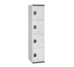 Vestiaire colonnes 4 cases monobloc