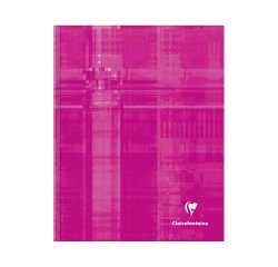 Cahier broché Clairefontaine Metric 17 x 22 cm - grands carreaux - 192 pages