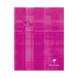 Cahier broché Clairefontaine Metric 17 x 22 cm - grands carreaux - 192 pages