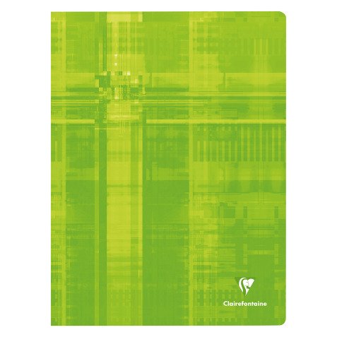 Notebook Clairefontaine 96 pg 24 x 32 cm checked 5 x 5 assorted colors