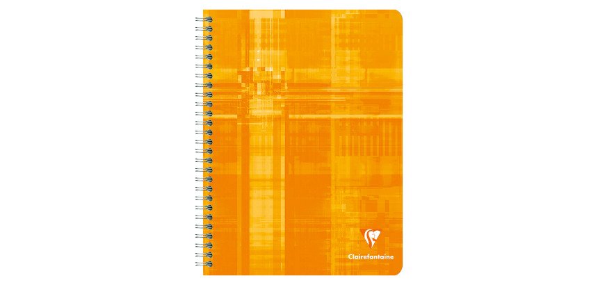 Cahier spirale Clairefontaine Metric 17 x 22 cm petits carreaux 100 pages