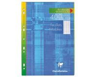 Hojas móviles 400 páginas séyès formato A4 21 x 29,7 cm Metric Clairefontaine - perforadas