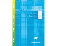 Etui 100 lose Blätter Clairefontaine Metric Größe A4 21 x 29,7 cm große Quadrate