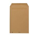 Bruneau - Pochette kraft brun recyclé 229 x 324 mm 90 g sans fenêtre - Boîte de 250