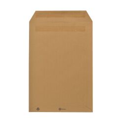 Bruneau - Pochette kraft brun recyclé 229 x 324 mm 90 g sans fenêtre - Boîte de 250