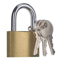 Padlock with key