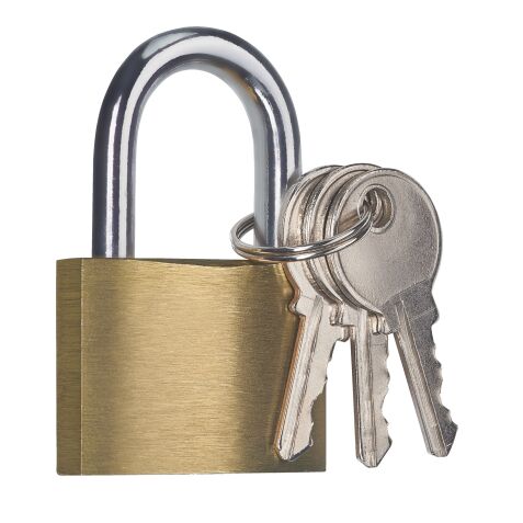 Padlock with key