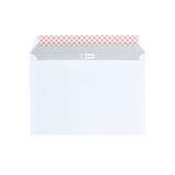 Enveloppe 162 x 229 mm Bruneau 90 g sans fenêtre blanche - Boîte de 500