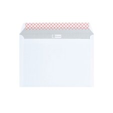 Enveloppe 162 x 229 mm Bruneau 90 g sans fenêtre blanche - Boîte de 500