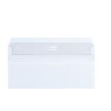 Enveloppe 110 x 220 mm Bruneau 80 g sans fenêtre blanche - Boîte de 500