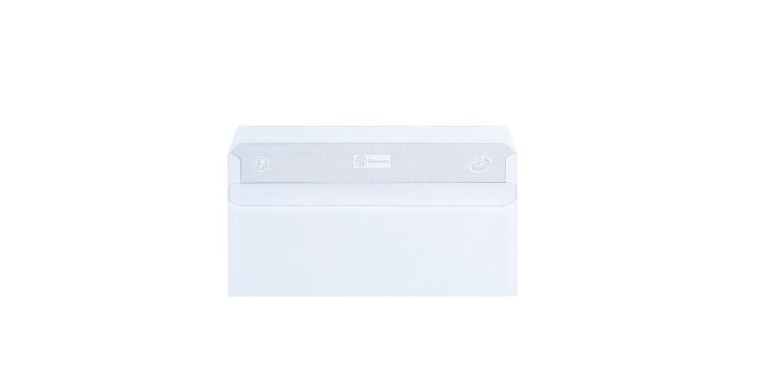 Sobre 110 x 220 mm Bruneau 80 g sin ventana blanco - Caja de 500