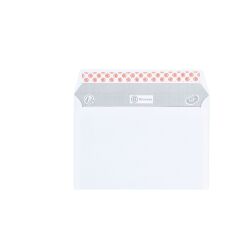Enveloppe 114 x 162 mm Bruneau 80 g sans fenêtre blanche - Boîte de 500