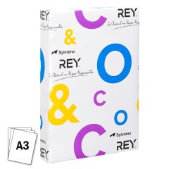Papel A3 blanco 80 g Rey Office - Paquete de 500 hojas