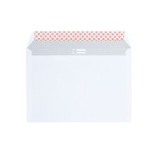 Enveloppe 162 x 229 mm Bruneau 90 g avec fenêtre 45 x 100 mm blanche - Boîte de 500