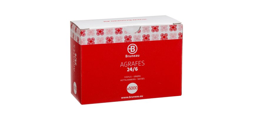 Grapa Galvanizada Bruneau 24/6 – Caja de 5000