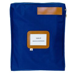 Bolsa de correo azul 40x50cm