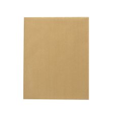 Box mit 500 administrativen Umschlägen Bruneau Wellpappe Beige ohne Sichtfenster 260 x 330 mm mit Abziehstreifen