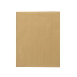 Box of 500 administrative sleeves Bruneau in brown kraft without window 260 x 330 mm with protective strip