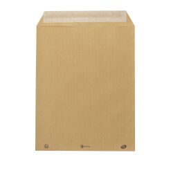 Pochette kraft milleraies brun 260 x 330 mm Bruneau 90 g sans fenêtre - Boîte de 500